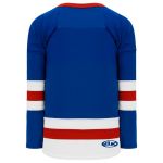 H6500 League Hockey Jersey - Royal/Red/White - Back