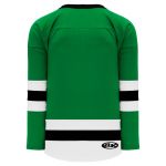H6500 League Hockey Jersey - Kelly/White/Black - Back