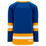 H6500 League Hockey Jersey - Royal/White/Gold - Back