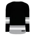 H6500 League Hockey Jersey - Black/Grey/White - Back