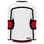 H7000 Select Hockey Jersey - White/Black/Red - Back