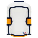 H7000 Select Hockey Jersey - White/Gold/Navy - Back