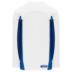 H7100 Select Hockey Jersey - White/Royal - Back