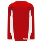H7100 Select Hockey Jersey - Red/White - Back