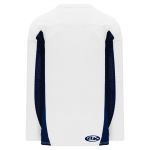 H7100 Select Hockey Jersey - White/Navy - Back