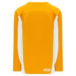 H7100 Select Hockey Jersey - Gold/White - Back