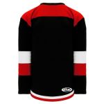 H7400 Select Hockey Jersey - Black/Red/White - Back