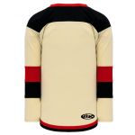 H7400 Select Hockey Jersey - Sand/Black/Red - Back