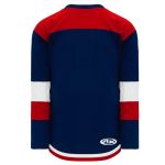 H7400 Select Hockey Jersey - Navy/Red/White - Back