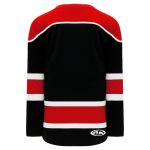H7500 Select Hockey Jersey - Black/Red/White - Back