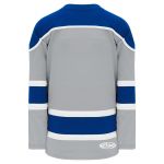 H7500 Select Hockey Jersey - Grey/Royal/White - Back