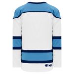 H7500 Select Hockey Jersey - White/Sky/Navy - Back