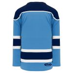 H7500 Select Hockey Jersey - Sky/White/Navy - Back