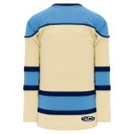 H7500 Select Hockey Jersey - Sand/Navy/Sky - Back