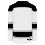 H7500 Select Hockey Jersey - White/Black/Grey - Back