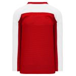 LB153 Box Lacrosse Jersey - Red/White - Back