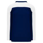 LB153 Box Lacrosse Jersey - Navy/White - Back