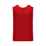 LF302 Reversible Field Lacrosse Jersey - Red/White - Back