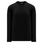 S1900 Soccer Long Sleeve Shirt - Black - Front