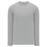 S1900 Soccer Long Sleeve Shirt - Heather Grey - Front