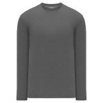 S1900 Soccer Long Sleeve Shirt - Heather Charcoal - Front