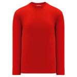 V1900 Volleyball Long Sleeve Shirt - Red - Front