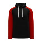 Athletic Knit A1840-249 Apparel Sweatshirt - Black/Red - Primary