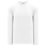 Athletic Knit S1900-000 Soccer Long Sleeve Shirt - White - Primary