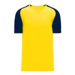 Athletic Knit V1375-253 Volleyball Jersey - Maize/Navy - Primary