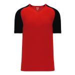 Athletic Knit V1375-264 Volleyball Jersey - Red/Black - Primary