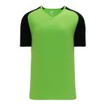 Athletic Knit V1375-269 Volleyball Jersey - Lime Green/Black - Primary