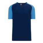 Athletic Knit V1375-287 Volleyball Jersey - Navy/Sky - Primary