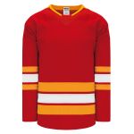 Athletic Knit H550B-CAL388B Pro Hockey Jersey - 2019 Calgary Red - Primary