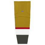 HS2100 Lightweight Pro Hockey Socks - 2021 Vegas 3rd Knights Gold - Front