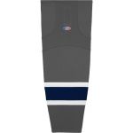 HS2100 Lightweight Pro Hockey Socks - 2021 Winnipeg Reverse Retro Charcoal - Front