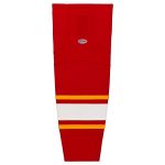 HS2100 Lightweight Pro Hockey Socks - Vintage Calgary Red - Front
