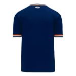 S1333 Soccer Jersey - Navy/Orange/White - Back