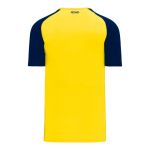 S1375 Soccer Jersey - Maize/Navy - Back