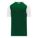 S1375 Soccer Jersey - Dark Green/White - Back