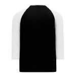 S1846 Soccer Jersey - Black/White - Back