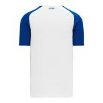V1375 Volleyball Jersey - White/Royal - Back