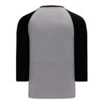 V1846 Volleyball Jersey - Heather Grey/Black - Back