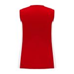 V601L Women's Volleyball Jersey - Red/White - Back