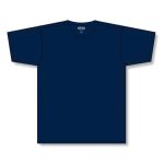 Athletic Knit A1800-004 Apparel Short Sleeve Shirt - Navy - Front