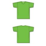 Athletic Knit A1800-031 Apparel Short Sleeve Shirt - Lime Green - Full