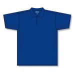 Athletic Knit A1810-002 Apparel Polo Shirt - Royal - Front