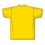 Athletic Knit A1810-055 Apparel Polo Shirt - Maize - Rear