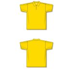 Athletic Knit A1810-055 Apparel Polo Shirt - Maize - Full