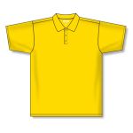 Athletic Knit A1810-055 Apparel Polo Shirt - Maize - Front