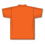 Athletic Knit A1810-064 Apparel Polo Shirt - Orange - Rear
